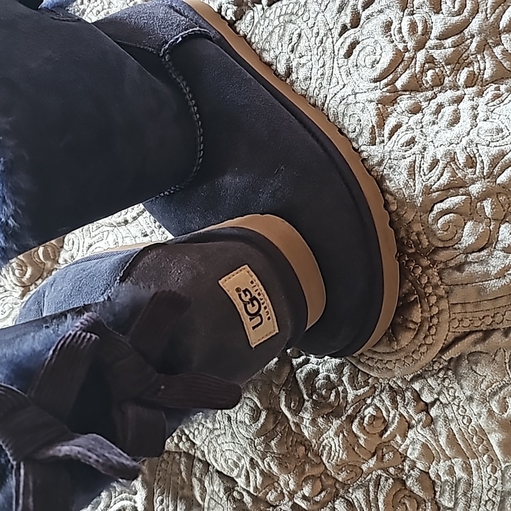 UGG Bailey Corduroy Bow Boots